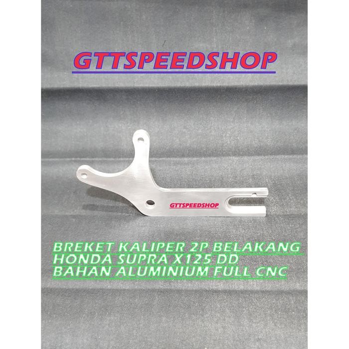 Breket Kaliper 2P Belakang Honda Supra X125Dd Bahan Aluminium Full Cnc