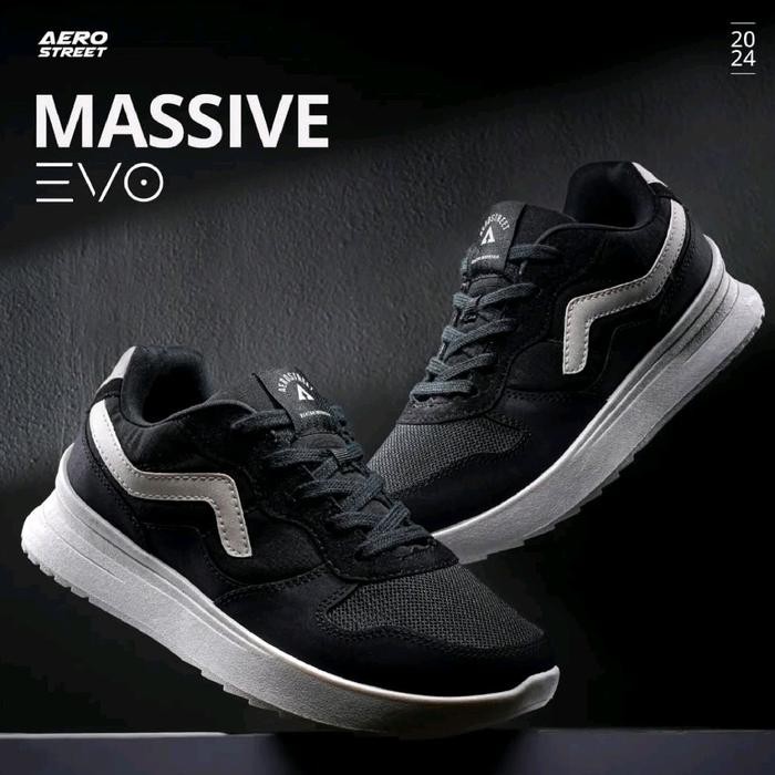 MARI MILIKI- AEROSTREET MASSIVE EVO SERIES AEROSTREET MASSIVE NATURAL HITAM AEROSTREET MASSIVE EVO