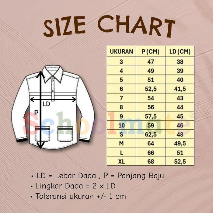 (Expert) Schoolmate - Baju Seragam Sekolah Pramuka Siaga SD Putri Perempuan Atasan Seragam Pramuka