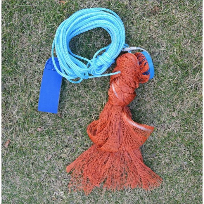 JALA LEMPAR JALA IKAN NELAYAN BAHAN PE KAIN KUAT TINGGI 3m COKLAT