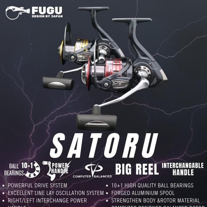 Reel Power Handle Fugu Satoru 8000 Cocok Buat Pasiran