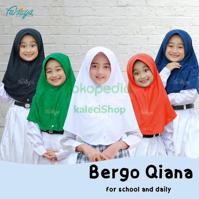 (Expert) JILBAB SEKOLAH SD DAILY BERGO KAOS QIANA FANISYA