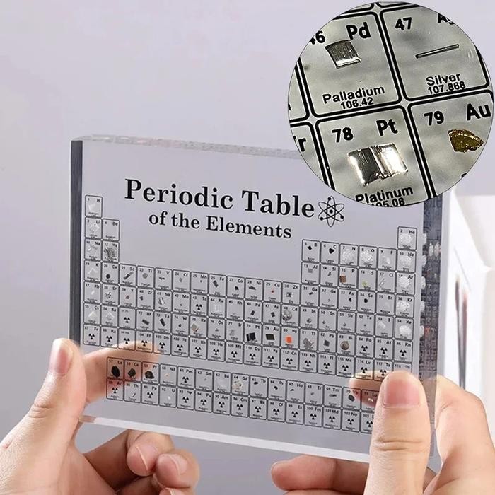 

Untuk Unsur Kimia Mengajar 83Butir Periodic Table Ornamen Meja Periodik Kristal Akrilik Transparan
