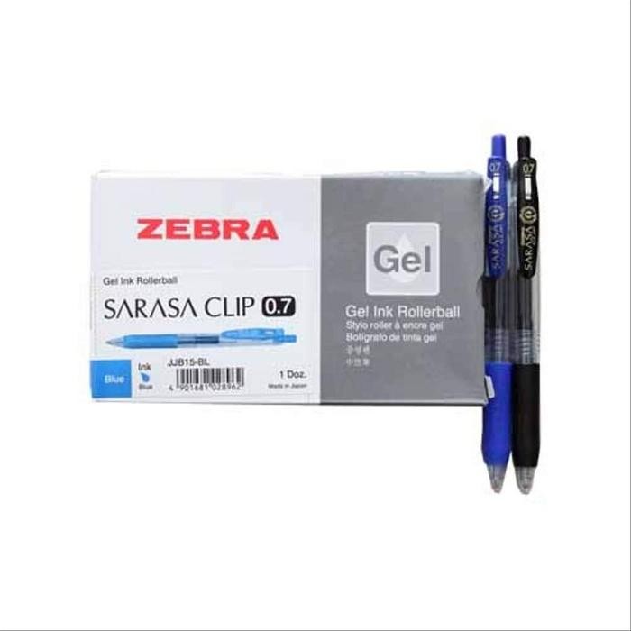 

(PACK) Pulpen / Ballpoint Gel 0,5 0,7 - Zebra Sarasa Clip