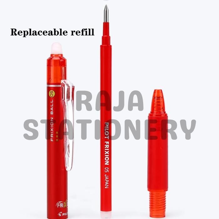 

PILOT PEN FRIXION REFILL 0.5 0.7 BLACK BLUE ISI ULANG PEN FRIXION PILOT 0.5 0.7 HITAM BIRU LUSIN BOX