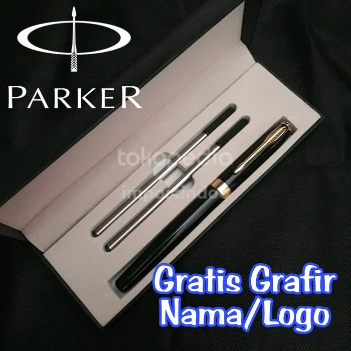 

pulpen rollerball sign pen mewah parker exclusive gratis grafir nama