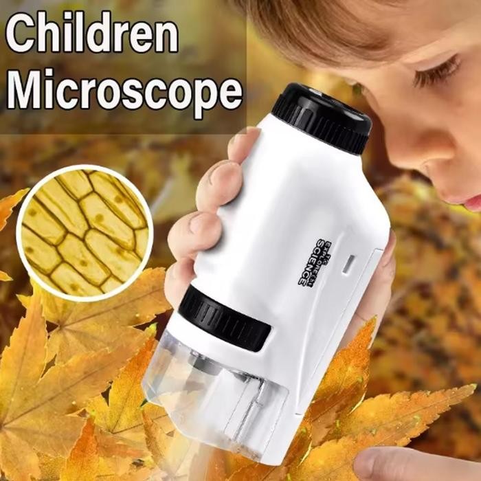 

Mikroskop Portable Handheld Microscope 60-120x with LED