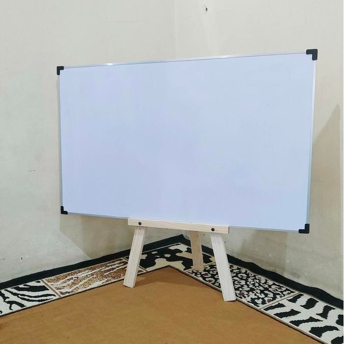 

Whiteboard Standing 85cm Short,Papan Tulis Anak,White Board,Penyangga Polos Tidak di Cat