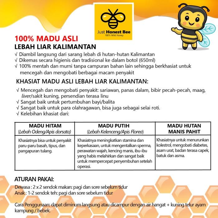 

Madu Putih Lebah Kelenceng Apis Florea Asli Lebah Liar Kalimantan650Ml