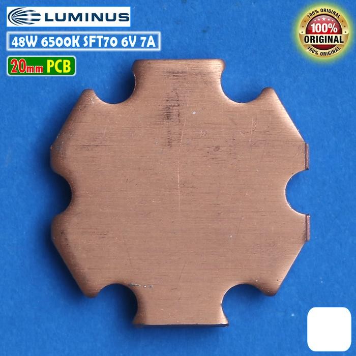 LUMINUS 48W 20MM SFT70 PUTIH 6500K SFT-70 6V MATA LED SENTER TEMBAK 7A