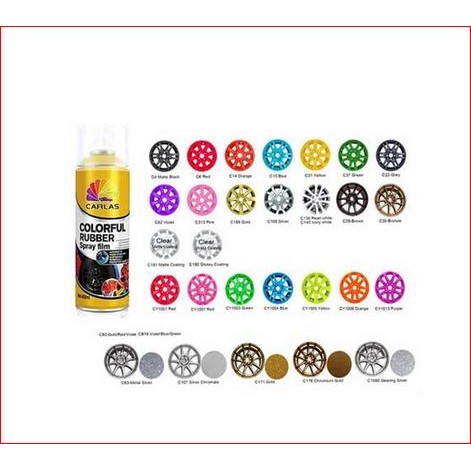 CAT SEMPROT CARLAS RUBBER PAINT VELK PELEK VELG MOTOR MOBIL PREMIUM