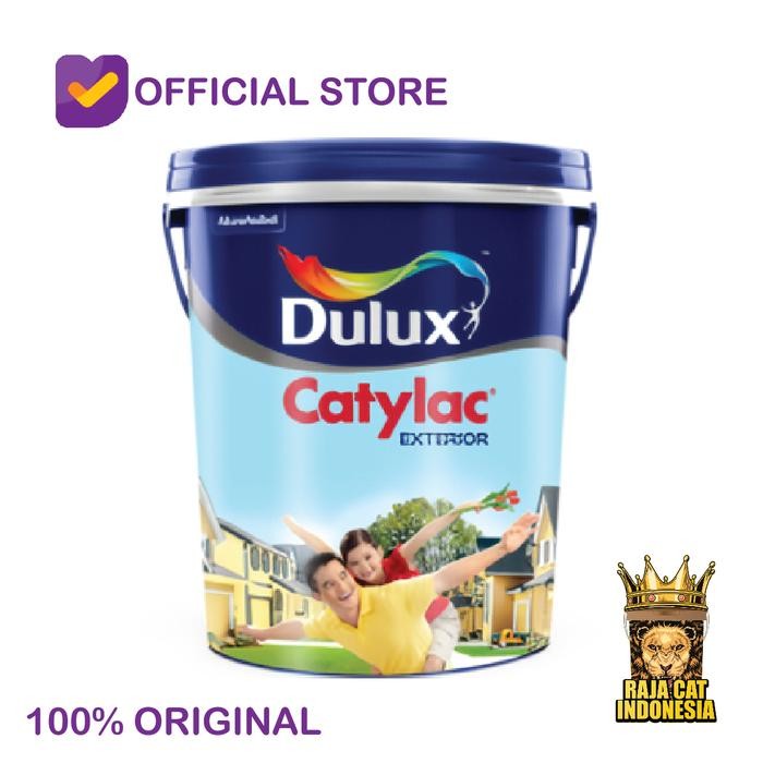 CAT TEMBOK EXTERIOR DULUX CATYLAC EKSTERIOR WARNA PUTIH 888 25 KG PAIL