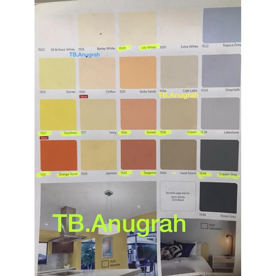 CAT TEMBOK CAT QLUC CAT NIPPON PAINT CAT 5KG QLUC 5KG 4.5KG CAT MURAH