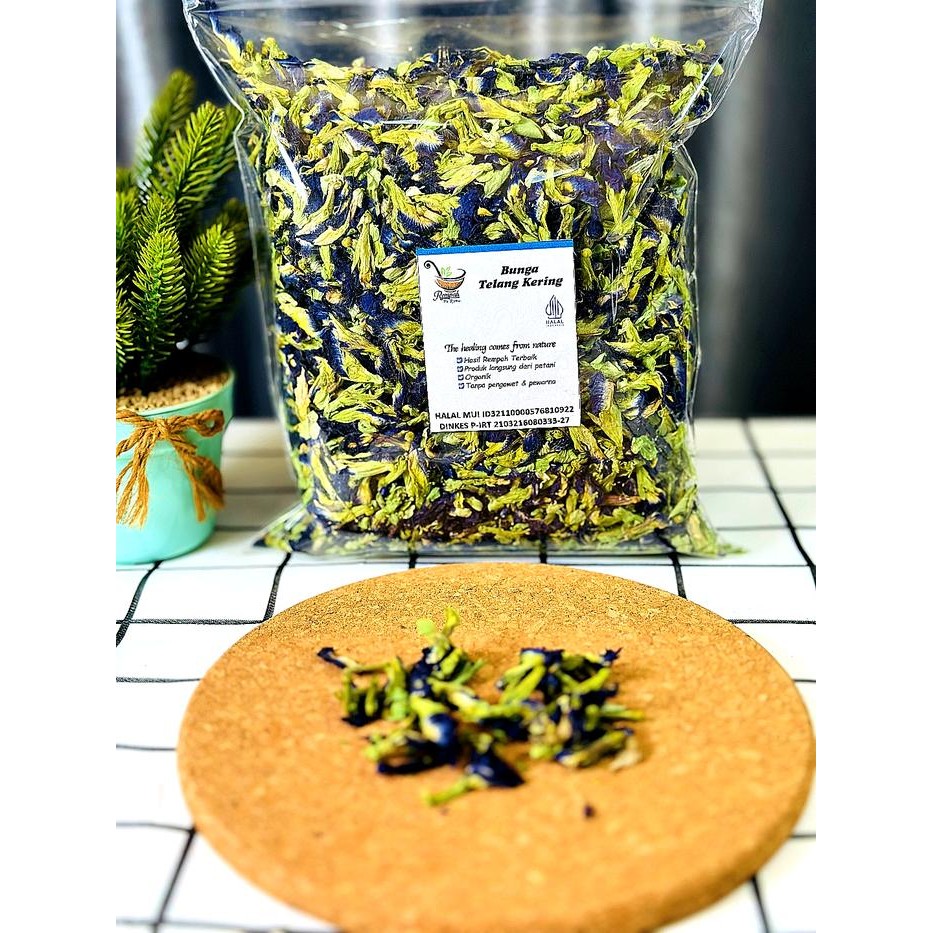

Teh Bunga Telang 250 Gram Biru Kering Premium