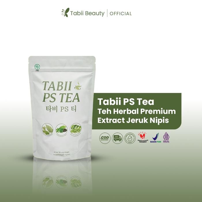 

Tabii - Teh Hijau Premium Herbal Dengan Extract Kulit Jeruk - Tabii, 20 Kantung