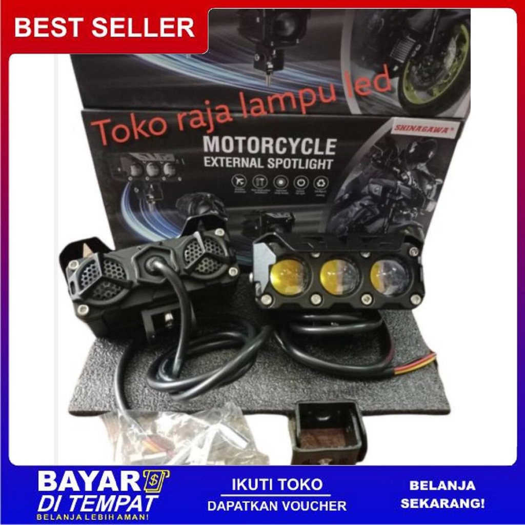 FREE ONGKIR LAMPU TEMBAK SQL 3 MATA GRADE A SHINAGAWA BISA COD