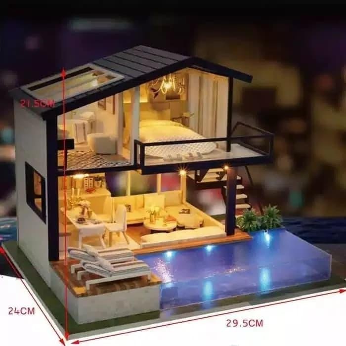 Mainan Edukasi Anak Miniatur Rumah Lengkap / Koleksi Miniatur Rumah