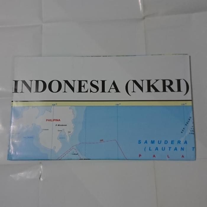 

TERBARU! Peta Negara Kesatuan Republik Indonesia (NKRI) Lipat Besar