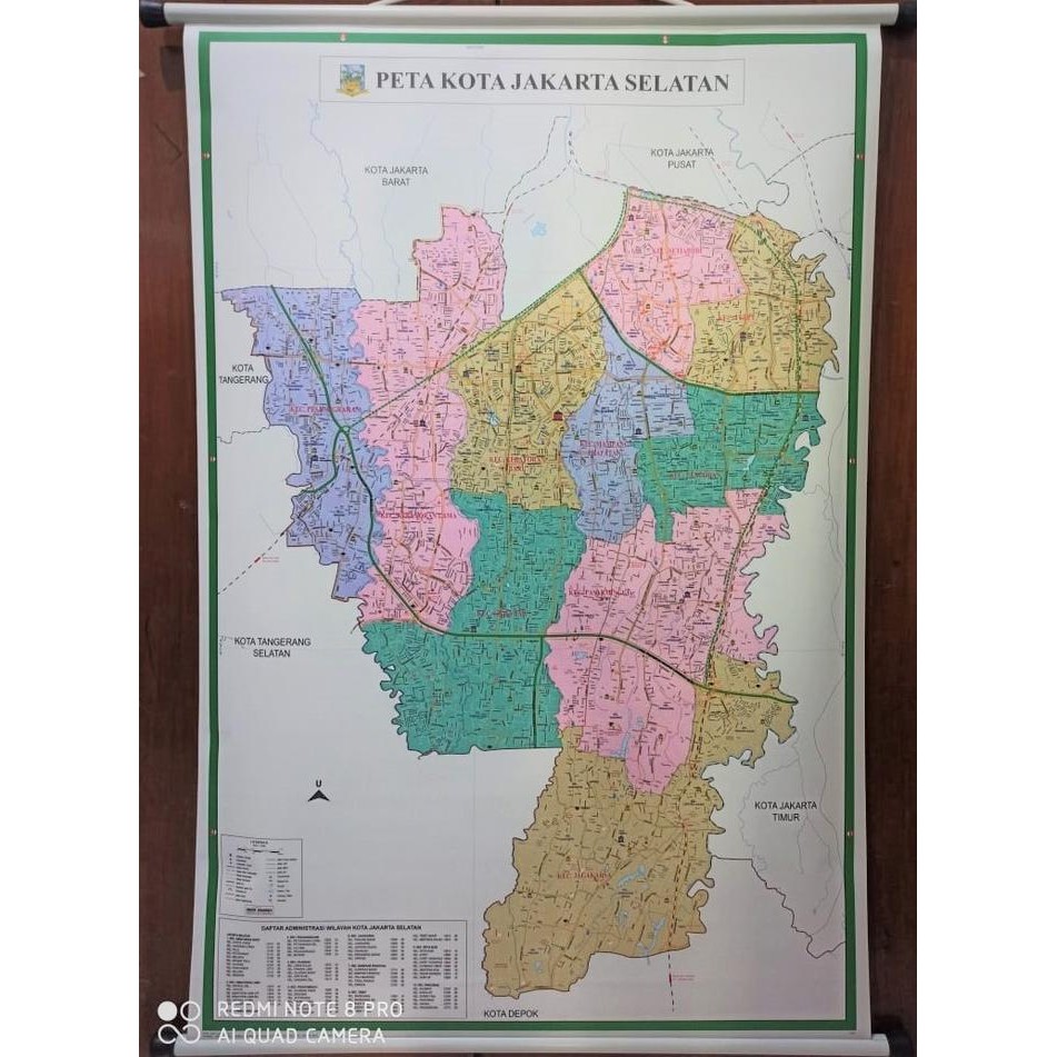 

Peta Kota Jakarta Selatan lembaran
