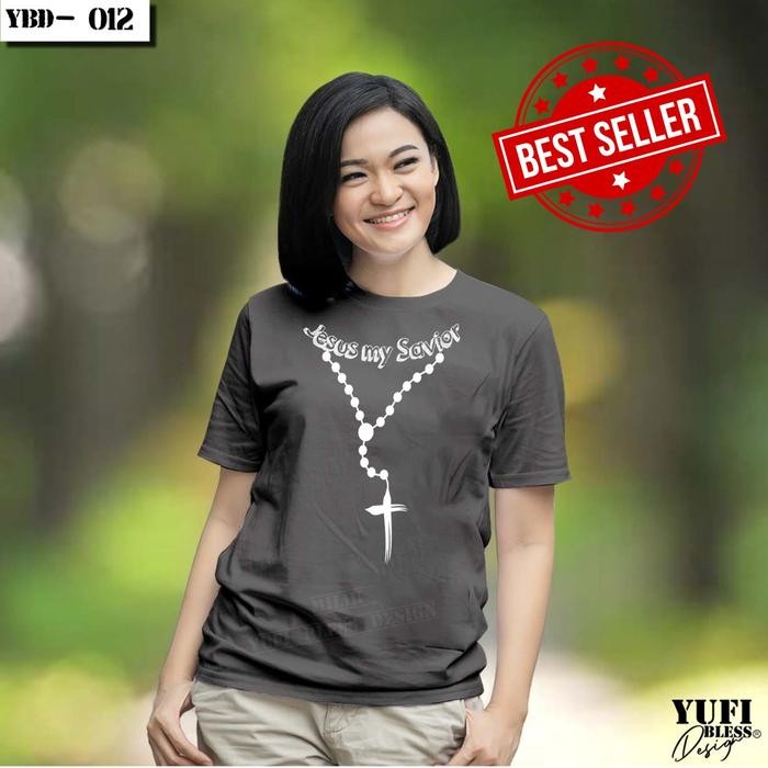 BEST SELLER T Shirt/Kaos Rohani Kristen Katolik-ROSARIO