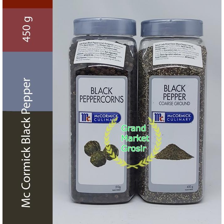 

Mccormick Mc Cormick Blackpepper Black Pepper Lada Hitam 500 g