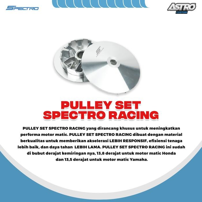 PULLEY RUMAH ROLLER BEAT FI SCOOPY FI KARBU VARIO 110 NON ESP UPGRADE BUBUT MOTORCYCLE