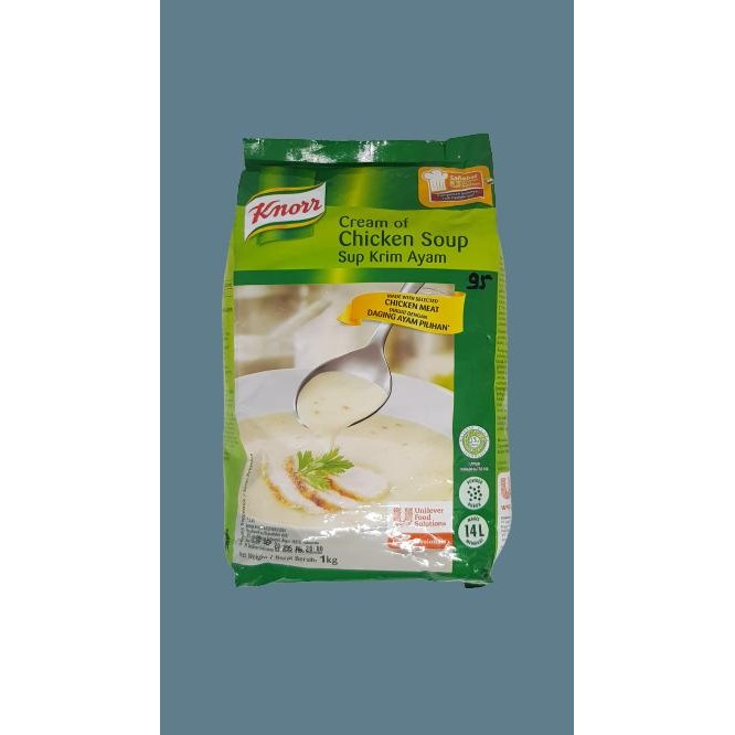 

Knoor Cream of Chicken Soup / Sup Krim Ayam 1Kg