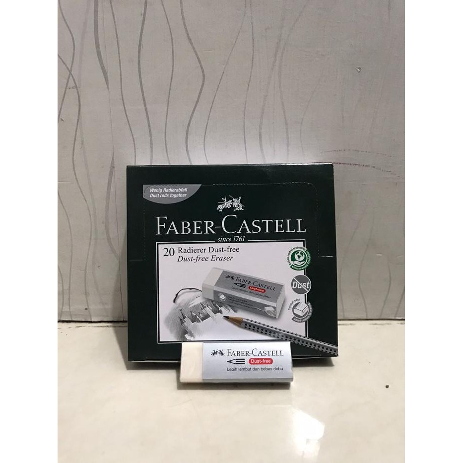 

Penghapus Faber Castell Putih Besar / Eraser Big White Faber Castell / Dust Free Eraser (1 Pack Isi