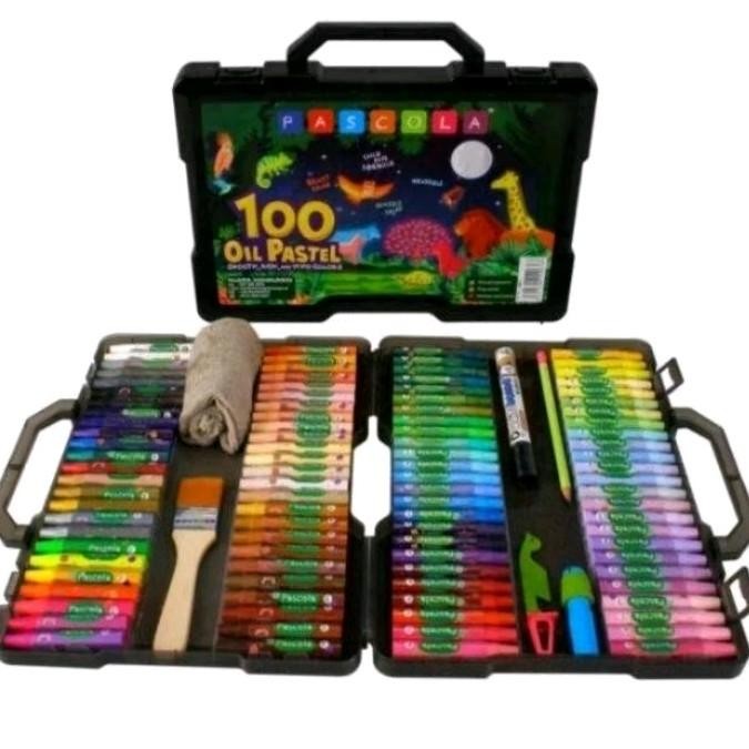 

Crayon Pascola 100 warna / Oil pastel 100 warna