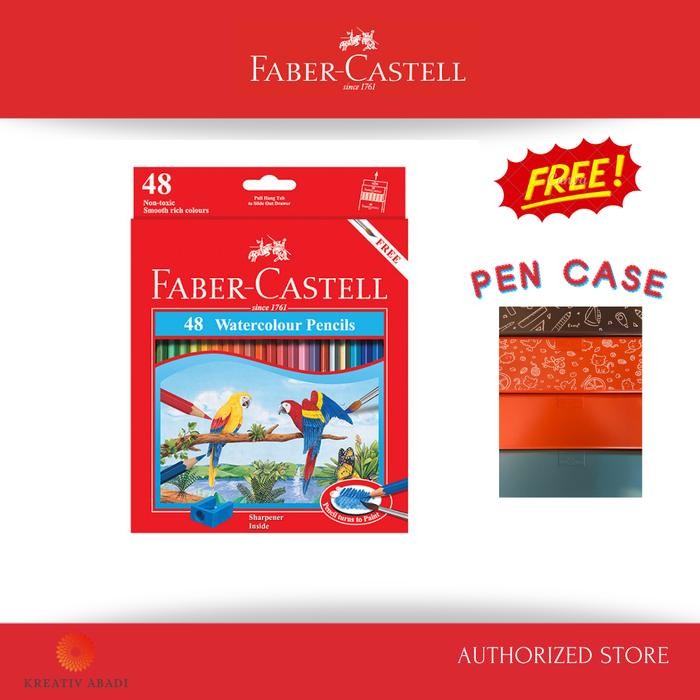 

Faber-Castell Watercolour Pencils Cat Air 48 Warna