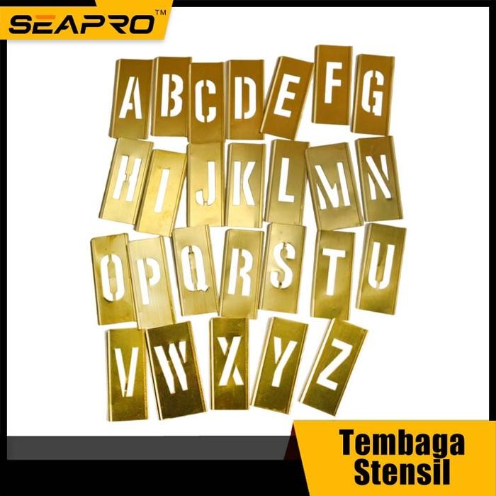 

Stensil Kuningan untuk Cat Stensil Yang Untuk Huruf