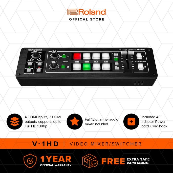Roland V-1HD Video Switcher HD Professional A/V