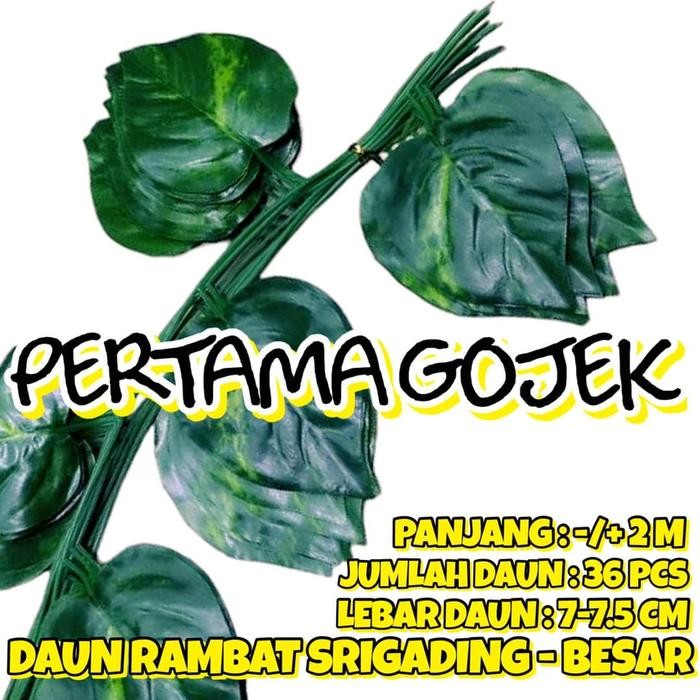 Lusinan Rambat Besar Jumbo/Rumput Plastik/Bunga Merambat Plastik/Dekor