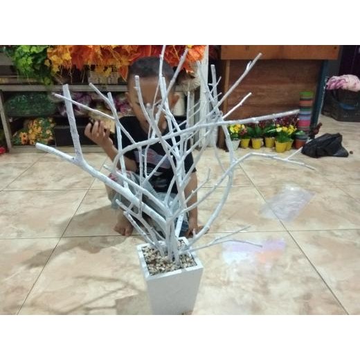 ranting batang /bunga plastik/