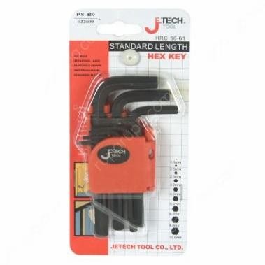 Kunci L 9 Pcs JTech hex key