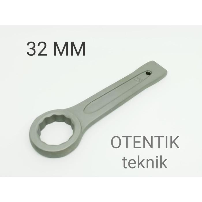 SLOGGING RING SPANNER 32 MM - KUNCI RING PUKUL 32 MM