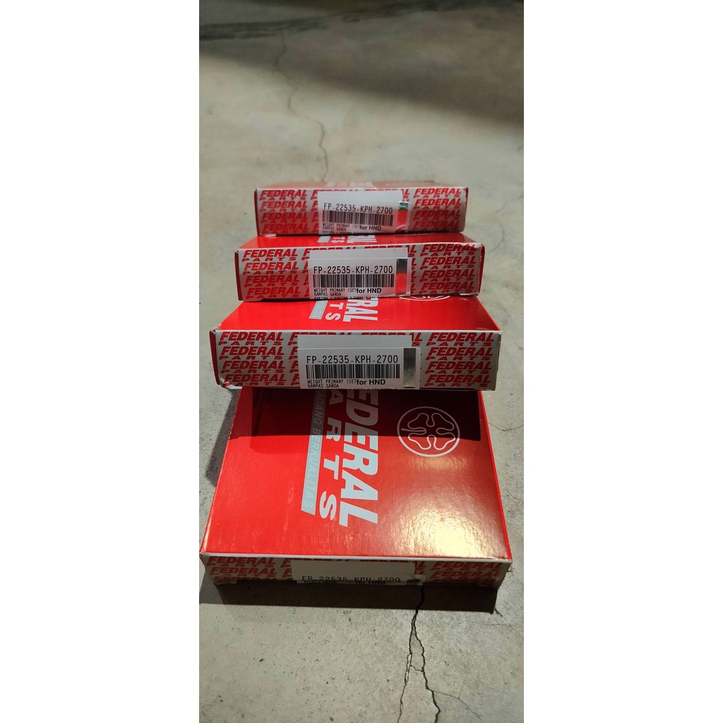 FEDERAL WEIGHT PRIMARY SET / KAMPAS GANDA ONLY HONDA KARISMA, SUPRA X 125 KPH FP-22535-KPH-2700