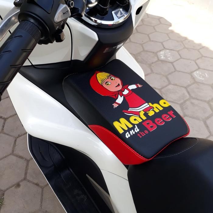 Jok tambah boncengan anak motor PCX 150 motif marsha