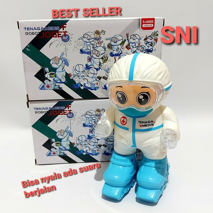 Mainan Robot Tenaga Medis Joget/Robot Covid