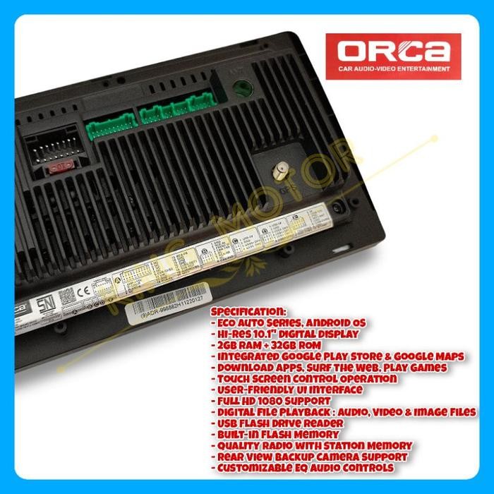 [Expert] Head Unit Android ORCA ADR-9988 ECO Series 9 inch / 10 inch RAM 2/32