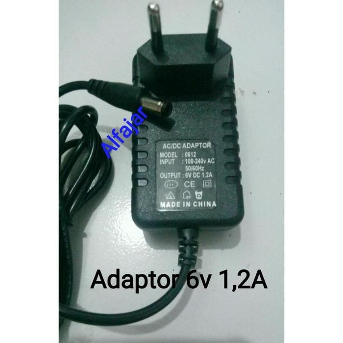 [Expert] Adaptor Mesin Jahit Mini Portable AC DC 6V 7.2W, 6.0V 1200mA Charger