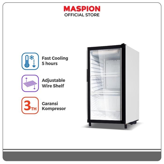 [Expert] Maspion lemari pendingin showcase USG-126