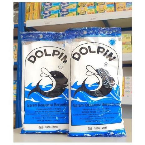 

(Allthebest) Garam Konsumsi Dolphin 500 Gr / Dolpin Garam Bersodium 500Gr