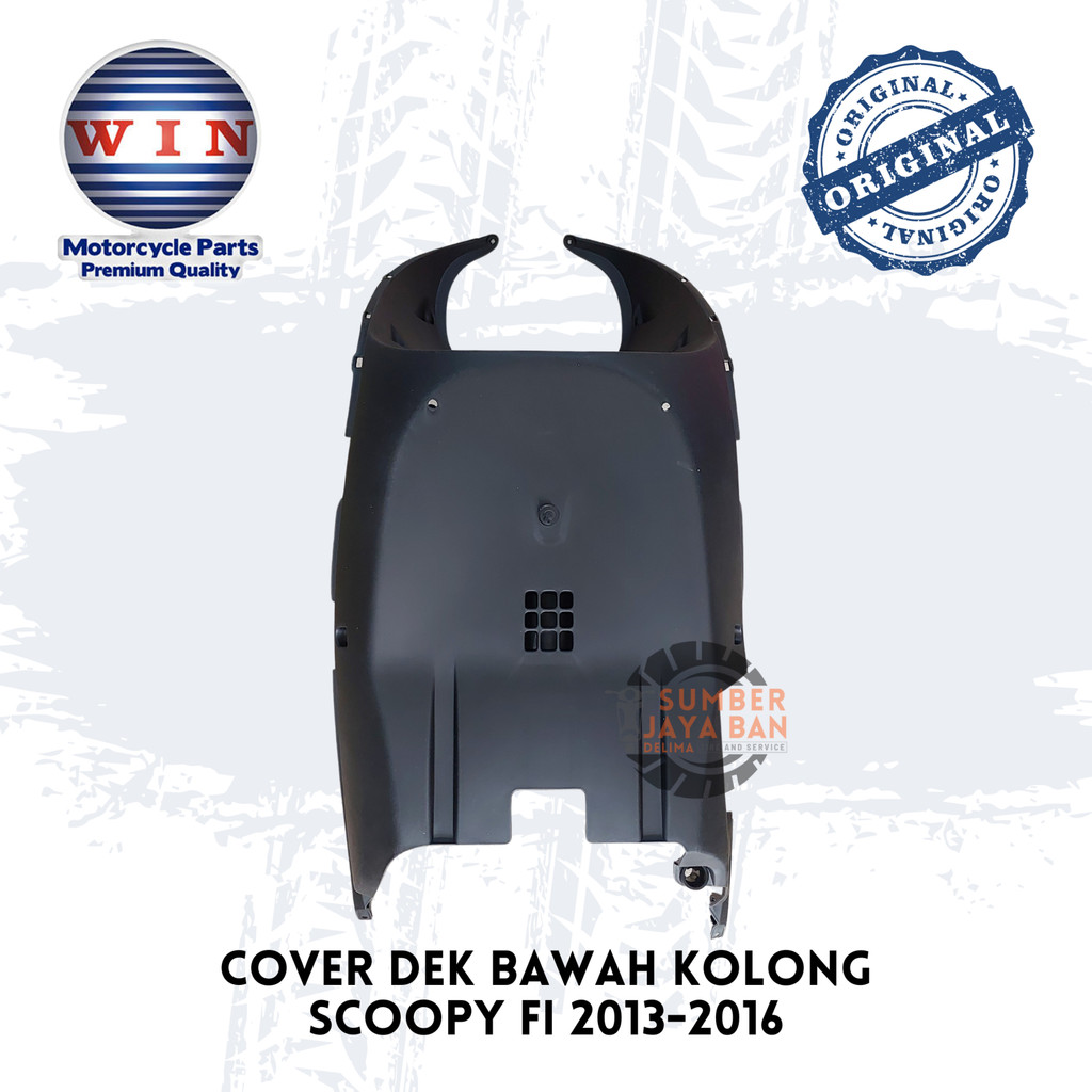 WIN Cover Dek Kolong Scoopy FI K16 2013-2016 Panel Depan Alas Pelindung Lumpur Bawah Lower Body Pena