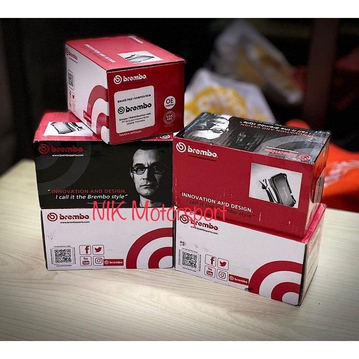 Rea Kampas rem Brembo BBK 4pot / Brake Pad Brembo BBK 4pot Original
