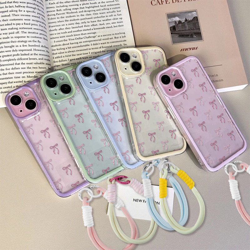 Aesthetic Anti Kuning Busur Premium Case Samsung S25 Fe S25 Ultra S24 Fe S22 Ultra S24 Plus S22 Plus