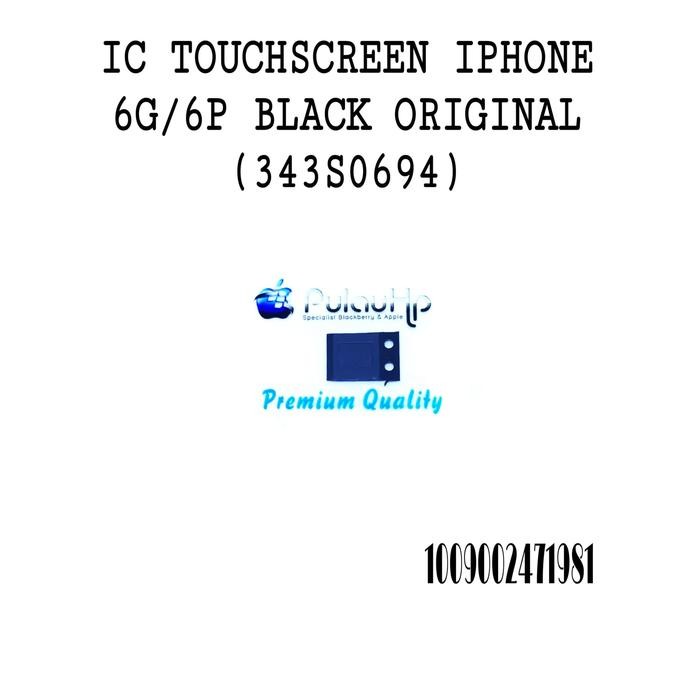 Ready Stock Ic Touchscreen Iphone 6G/6Plus Black (343S0694) Original