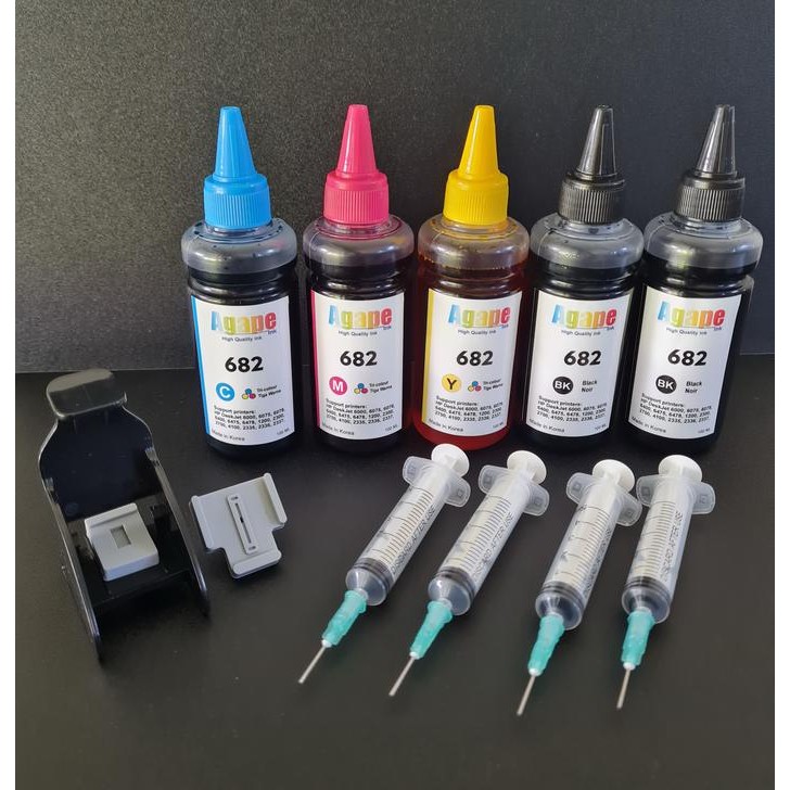 TINTA HP 2335/2336/2337 REFILL HP 682 BERIKUT SUNTIKAN GRATIS ONGKIR