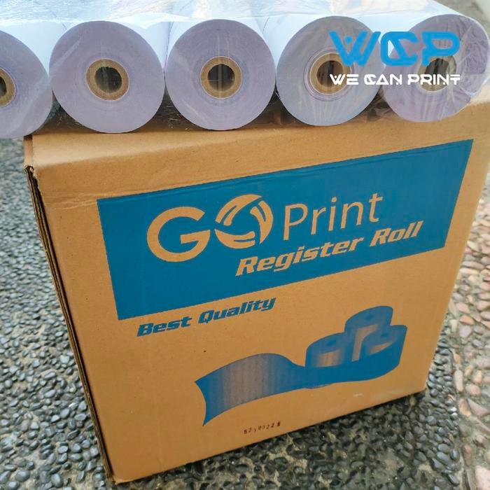 

KERTAS STRUK KASIR 75X65 NCR 2 PLY THERMAL STRUK NCR 75 X 65 (10 ROLL) Promo