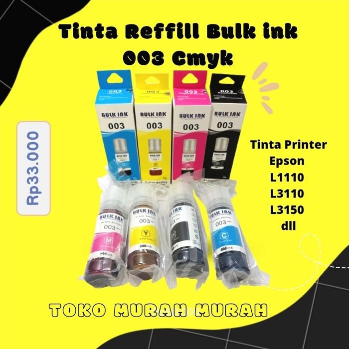 Tinta Epson 003 bulk ink Tinta Epson L3110 L1110 L3150 L3210 L1210